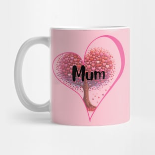 Heart for Mum design Mug